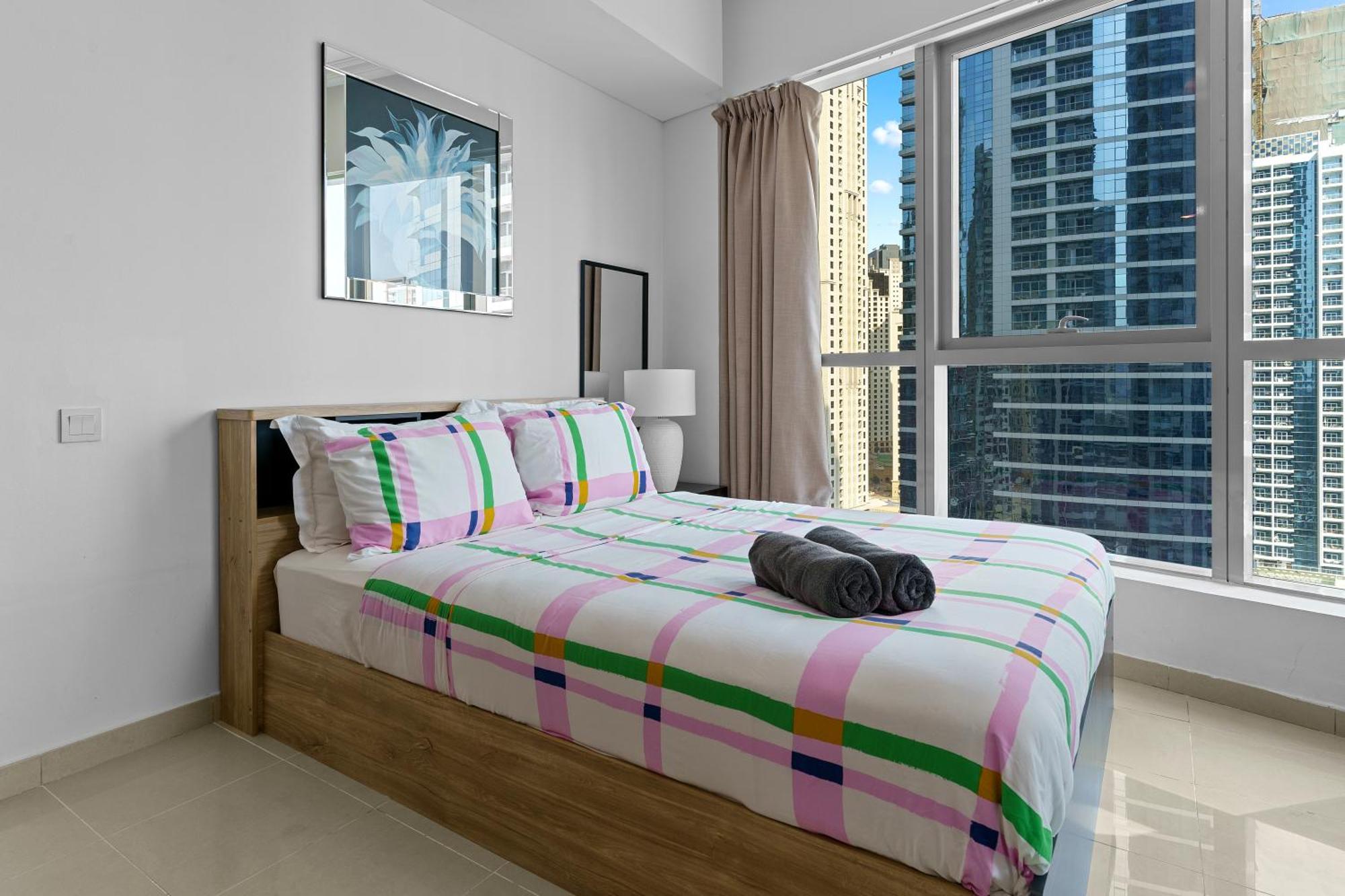 شقة Cozy Marina View With Modern Gym & Pool, Steps To & Metro *