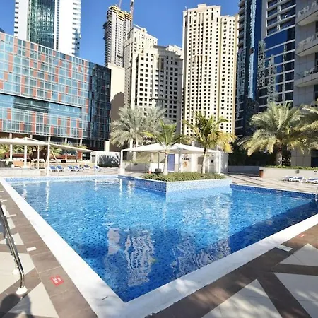Cozy Marina View Apartment With Modern Gym & Pool, Steps To Beach & Metro Dubai Exterior photo